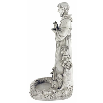 Design Toscano St. Francis Garden Reflection Pool Statue - Image 3