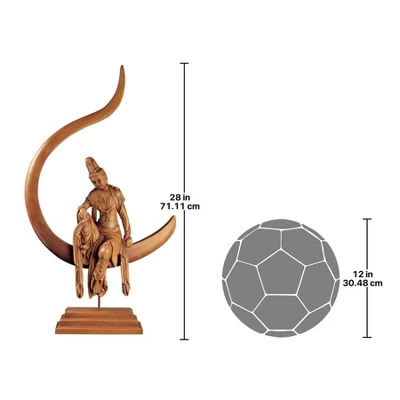 Design Toscano Guan Yin, Goddess Of Compassion And Mercy Sculpture - Image 2