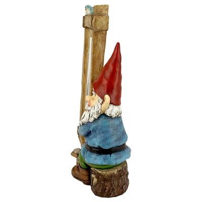 Design Toscano Ringing His Chimes Garden Gnome Statue - Multicolored
