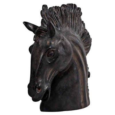 Design Toscano Magnificent Stallion Equestrian Horse Head Bust Statue 4 Design Toscano Magnificent Stallion Equestrian Horse Head Bust Statue - Image 4