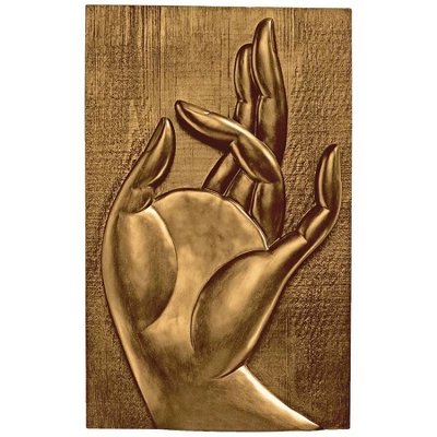 Design Toscano Mayura Mudra Buddhist Wall Sculpture 1 Design Toscano Mayura Mudra Buddhist Wall Sculpture