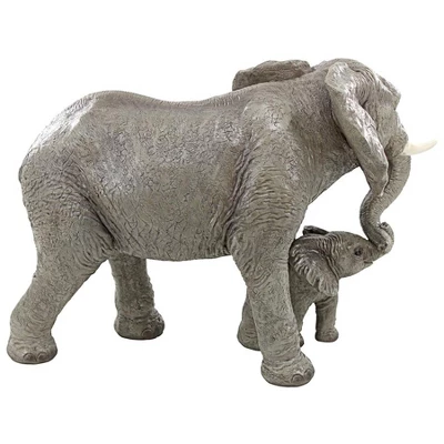 Design Toscano Herd Mentality Mother And Calf Elephant Statue - Image 4