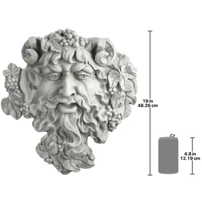 Design Toscano Bacchus, God Of Wine Greenman Wall Sculpture: Large - Image 4