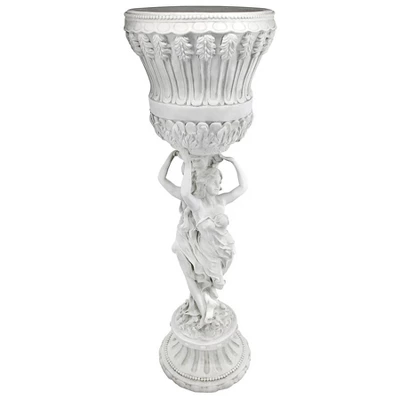 Design Toscano Les Filles Joyeuses Neoclassical Pedestal Urn 3 Design Toscano Les Filles Joyeuses Neoclassical Pedestal Urn - Image 3