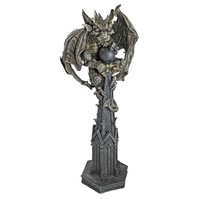 Design Toscano Raptor, Gargoyle Surveyor Of The Realm Sculpture