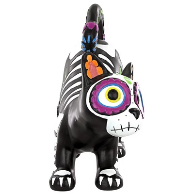Design Toscano Dia De Los Muertos El Gatto Sugar Skull Cat Statue - Image 2