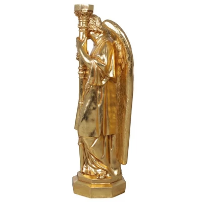 Design Toscano Padova Golden Guardian Angel Sculpture: Left, Gold - Image 5