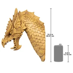 Design Toscano Head Of The Beast Dragon Wall Sculpture: Set Of Two -Design Toscano GUEST 17843ef5 a95c 424b 9ac3 9217ac380fd5