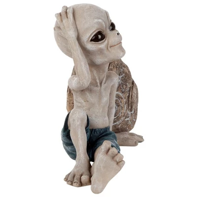 Design Toscano Surfer Dude Out-of-this-World Alien Statue - Image 7