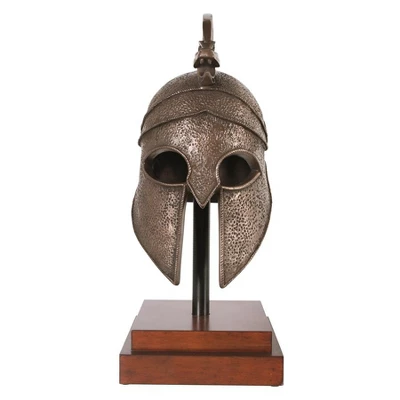 Design Toscano Macedonian Battle Helmet Museum Sculpture - Image 2