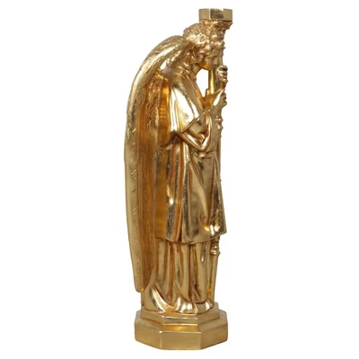 Design Toscano Padova Golden Guardian Angel Sculpture: Left, Gold - Image 3
