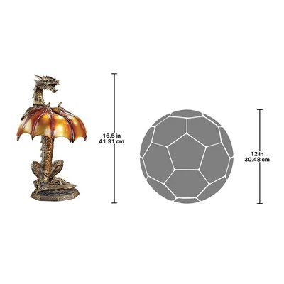 Design Toscano Dragon Strike Illuminated Sculpture - Image 2