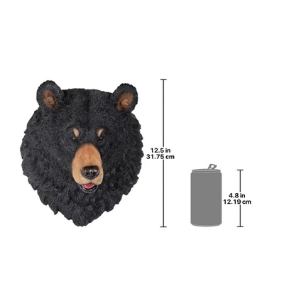 Design Toscano American Black Bear Sculptural Wall Trophy - Image 6