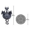 Design Toscano Past, Present, Future Sculptural Dragon Wall Clock