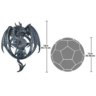 Design Toscano The Dragons Pentacle Wall Sculpture - Image 2