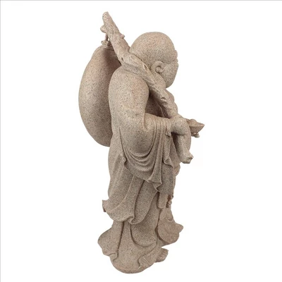 Design Toscano Wandering Happy Hotei Buddha Statue - Image 4