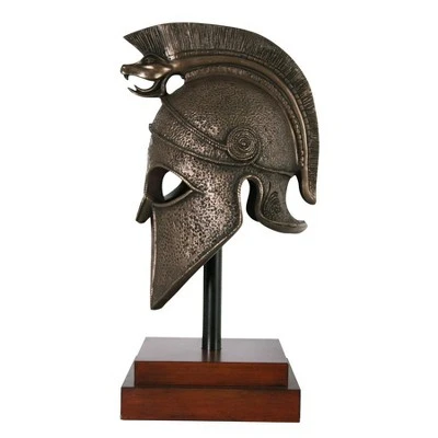 Design Toscano Macedonian Battle Helmet Museum Sculpture - Image 7