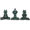 Design Toscano Relax, Renew And Ribbit Zen Garden Frog Statues