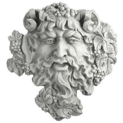 Design Toscano Bacchus, God Of Wine Greenman Wall Sculpture: Large