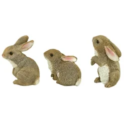 Design Toscano The Bunny Den, Garden Rabbit Statues, Set Of 3 - Brown -Design Toscano GUEST 277f5324 3113 4fce aaf2 6376e9ffb37d