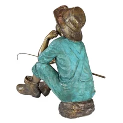 Design Toscano Fish Wish Fisherboy Cast Bronze Garden Statue -Design Toscano GUEST 29634ac0 e0bb 4ac6 9eba 92304c205c6d