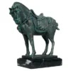 Design Toscano Ancient Tang Horse Iron Statue - Green