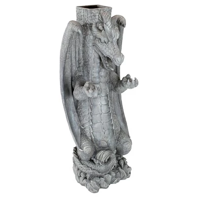 Design Toscano Zippy, The Dragon Sculptural Mail Post - Image 2