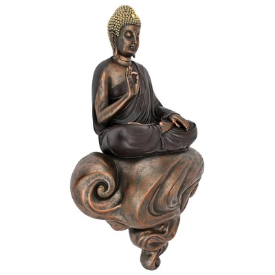 Design Toscano Enlightened Buddha On A Cloud Floating Wall Sculpture - Image 4