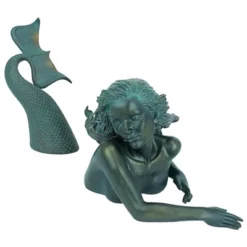 Design Toscano Meara, The Mermaid Sculptural Garden Swimmer