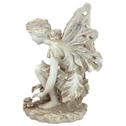 Design Toscano Fiona, The Flower Fairy Sculpture - Off-White -Design Toscano GUEST 39ddc533 ebd7 4e5c 9dce a4b2a69f3ace
