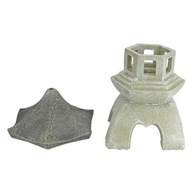 Design Toscano Pagoda Lantern Sculpture: Set Of Two Medium - Image 3