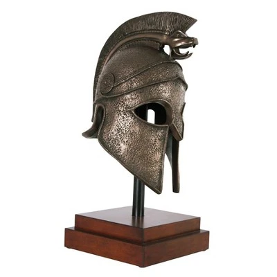 Design Toscano Macedonian Battle Helmet Museum Sculpture - Image 3