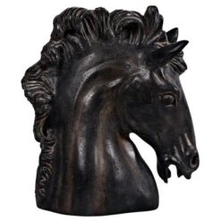 Design Toscano Magnificent Stallion Equestrian Horse Head Bust Statue