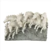 Design Toscano Neptune's Horses Of The Sea Sculptural Wall Frieze