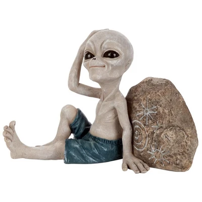 Design Toscano Surfer Dude Out-of-this-World Alien Statue - Image 2