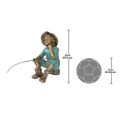 Design Toscano Fish Wish Fisherboy Cast Bronze Garden Statue -Design Toscano GUEST 452bb5c7 88c1 4a54 ba2c 41fae73e0557