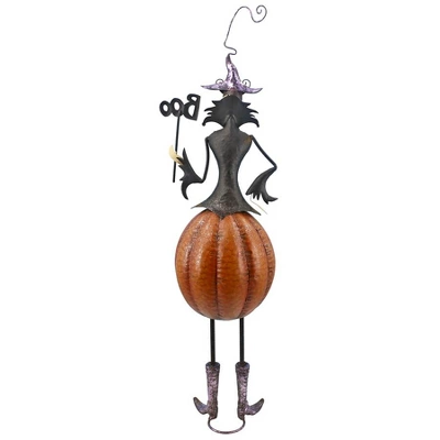 Design Toscano Gloria VanderBoo Metal Witch Bobble Statue - Image 4