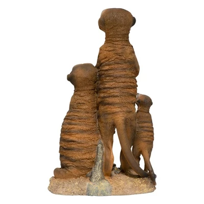 Design Toscano The Meerkat Family Sculpture - Multicolored - Image 4