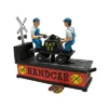 Design Toscano Railroad Handcar Collectors' Die Cast Iron Mechanical Coin Bank
