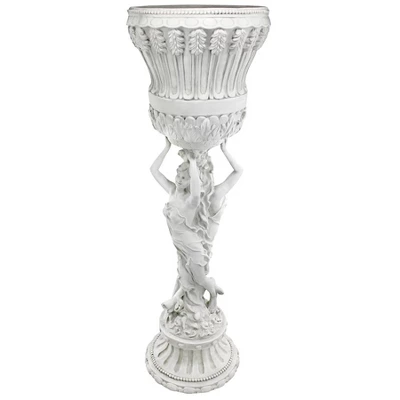 Design Toscano Les Filles Joyeuses Neoclassical Pedestal Urn 1 Design Toscano Les Filles Joyeuses Neoclassical Pedestal Urn