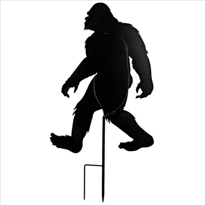 Design Toscano Bigfoot Spotted Metal Silhouette Yeti Garden Stake - Image 4
