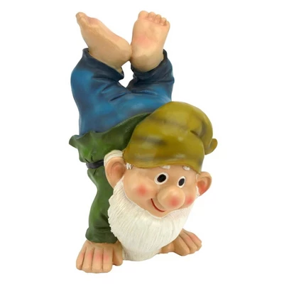 Design Toscano Handstand Henry The Garden Gnome Statue 1 Design Toscano Handstand Henry The Garden Gnome Statue