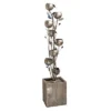Design Toscano Abstract Floral Cascading Metal Tower Fountain - Bronze