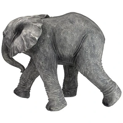 Design Toscano Eloise The Baby Calf Elephant Statue - Gray - Image 3