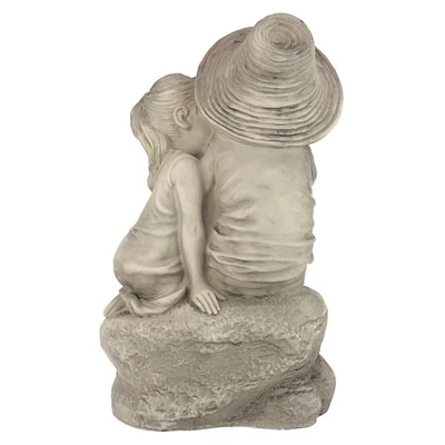 Design Toscano Kissing Kids Boy And Girl Statue - Image 4