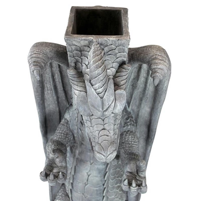 Design Toscano Zippy, The Dragon Sculptural Mail Post - Image 6