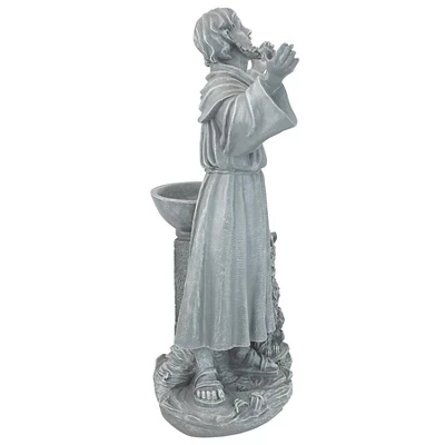Design Toscano St. Francis's Garden Blessing Sculpture - Gray - Image 3