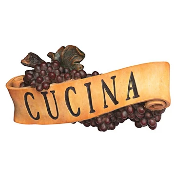 Design Toscano Abbondanza: Cucina Sculptural Wall Plaque - Image 3