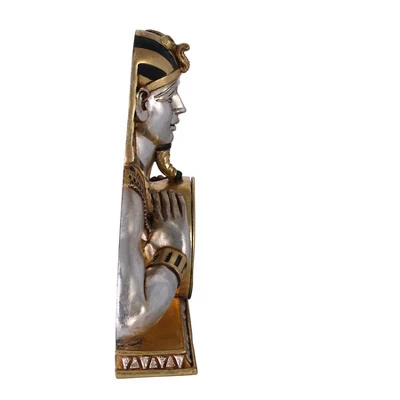 Design Toscano Temple Of Heliopolis: Egyptian Mantel Clock Statue - Image 5