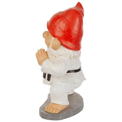 Design Toscano Karate Kobi Martial Arts Garden Gnome Statue 4 Design Toscano Karate Kobi Martial Arts Garden Gnome Statue - Image 4